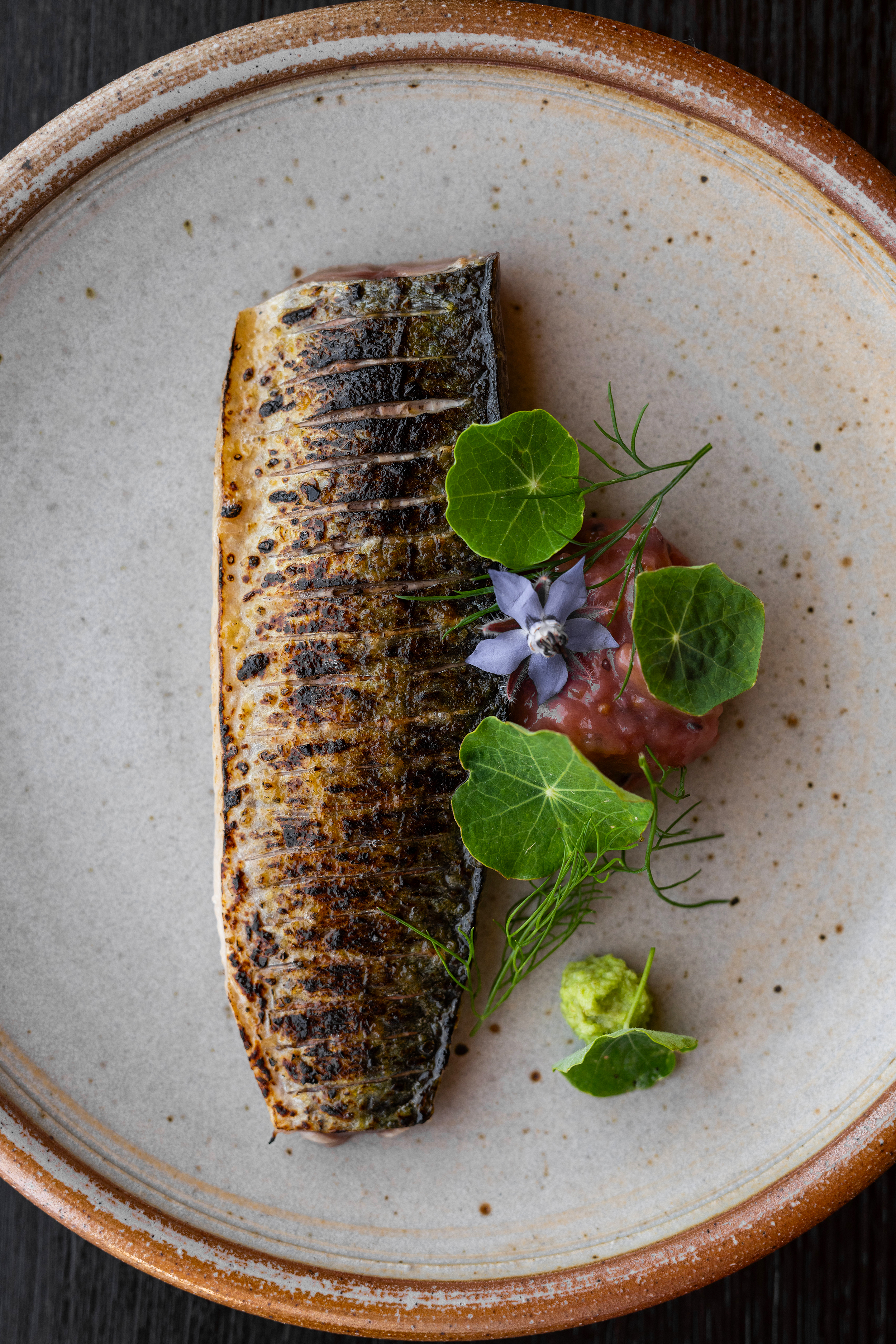 Fish dish at Oirthir. Photo by Adam Gibson.